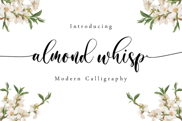 Almond Whisp: Elegant Handwritten Font