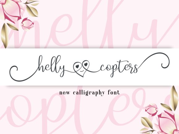 Helly Copters: A Flowing Script for Branding