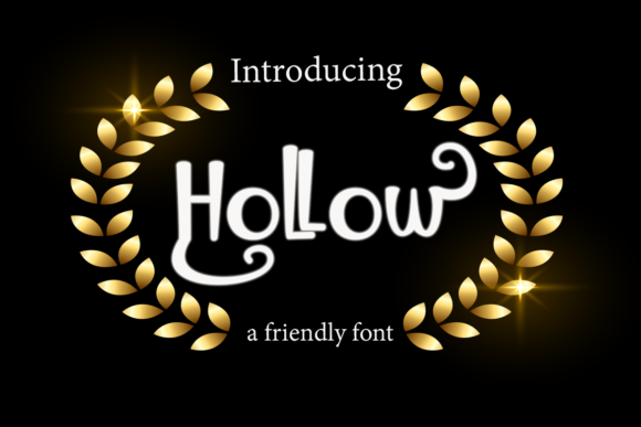 Hollow: A Luxurious Handwritten Font