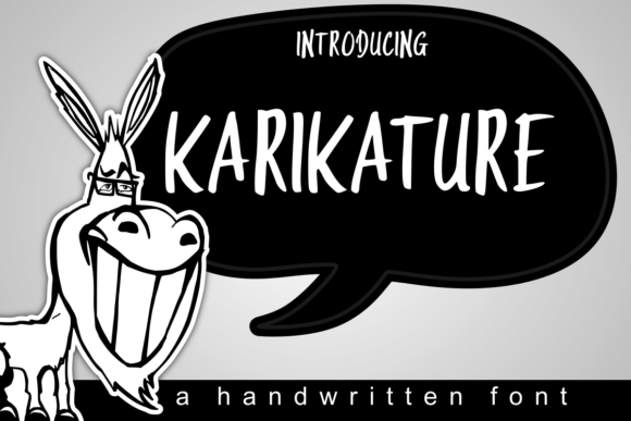Karikature: A Joyful Script Font
