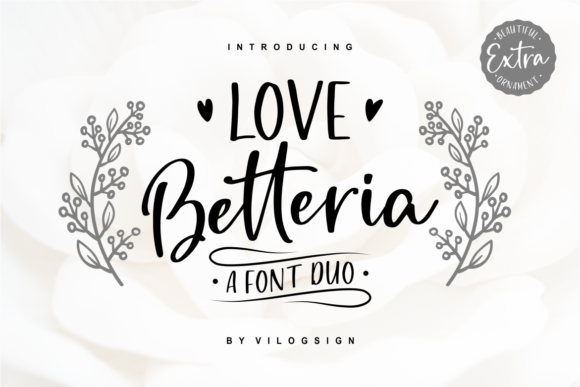Love Betteria: A Font That Elevates Your Brand