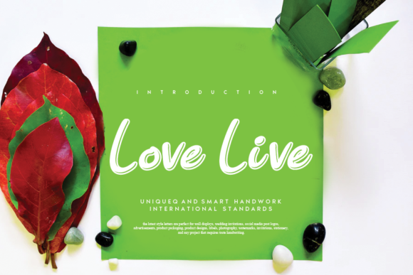 Love Live Font: A Maker’s Favorite for Handcrafted Labels and Packaging