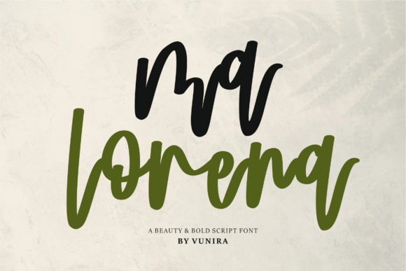 Ma Lorena: A Handwritten Font for Elegant Design