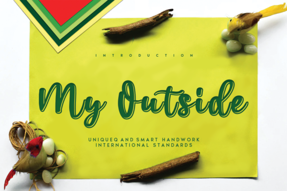 My Outside: A Flowing Font for Creative Projects