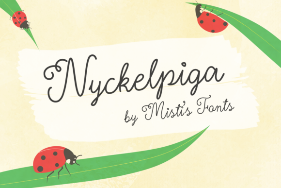 Nyckelpiga: A Stylish Script Font for Marketers