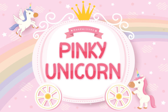 Pinky Unicorn Font for Creative Campaigns