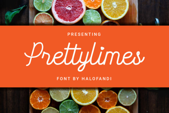 Prettylimes: A Delicate Script Font