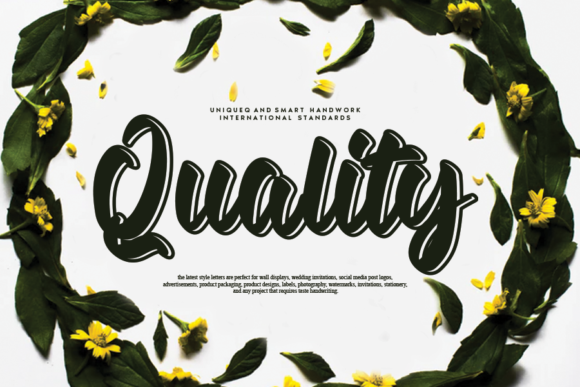 Quality: A Script Amp Font Worth Your Time