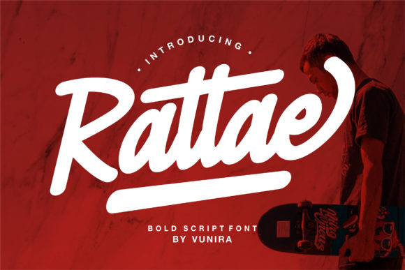 Rattae: A Bold Handwritten Font