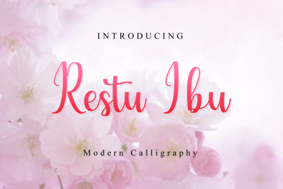 Restu Ibu Font for Elegant Design