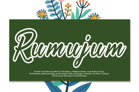Rumujum: Elegant Script for Digital Campaigns