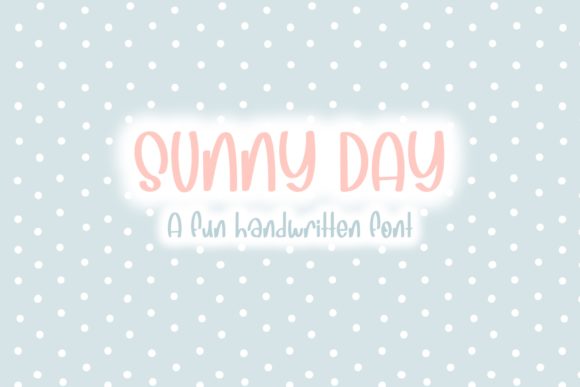 Sunny Day Font: Handwritten Elegance for Web Design