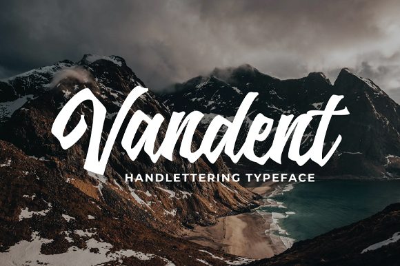 Vandent: A Flowing Script for Creative Projects