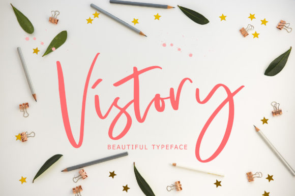 Vistory: A Handwritten Font for Creative Makers