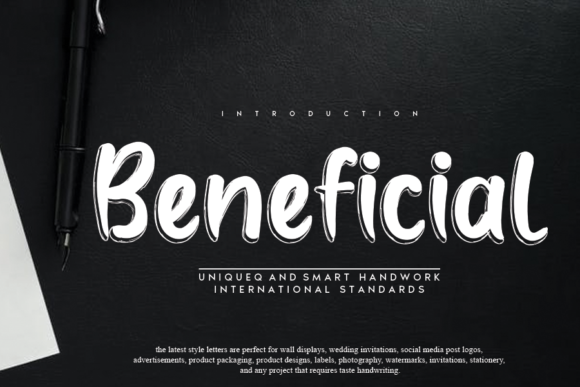 Why Beneficial Is the Handwritten Font Your Campaign Needs