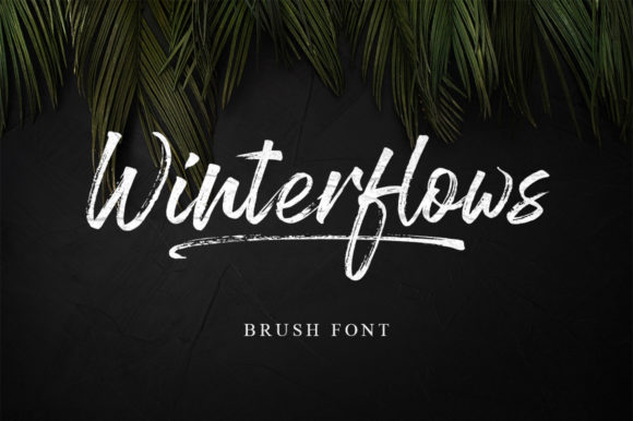 Winterflows: A Stylish Font for Digital Marketing